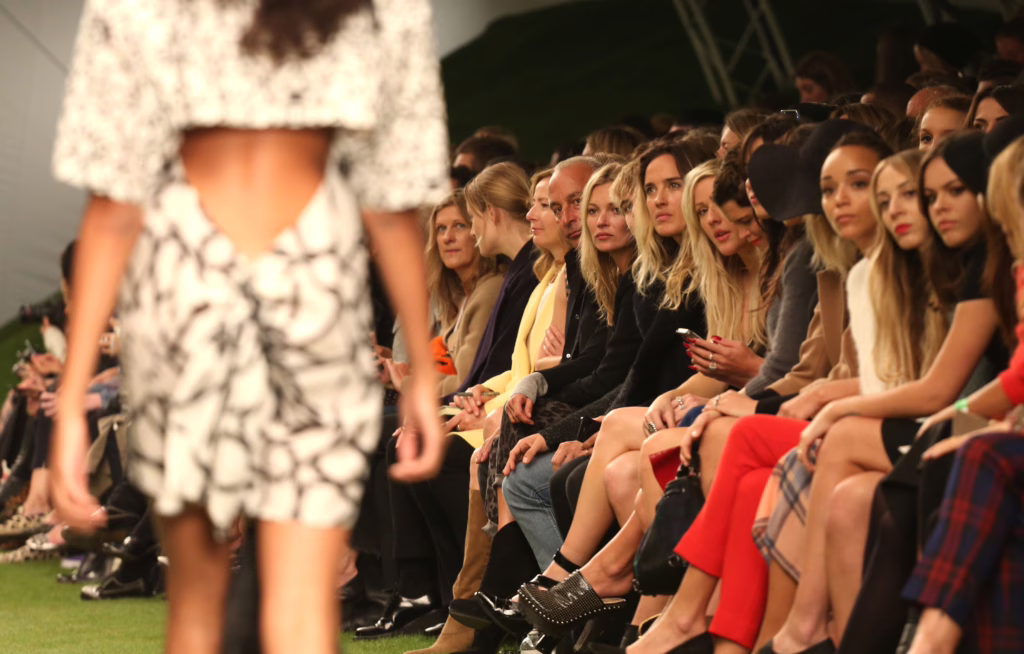 Model at London Fashion Week